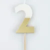 Gold Dipped #2 Candle | 1ct