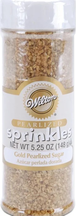 Gold Pearlized Sugar Sprinkles 5.25oz | 1ct