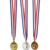 Gold, Silver & Bronze Medals w/Ribbon | 3ct
