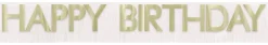 Gold Happy Birthday Fringe Banner | 1ct