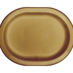 Gold Oval Platter 12" | 8ct
