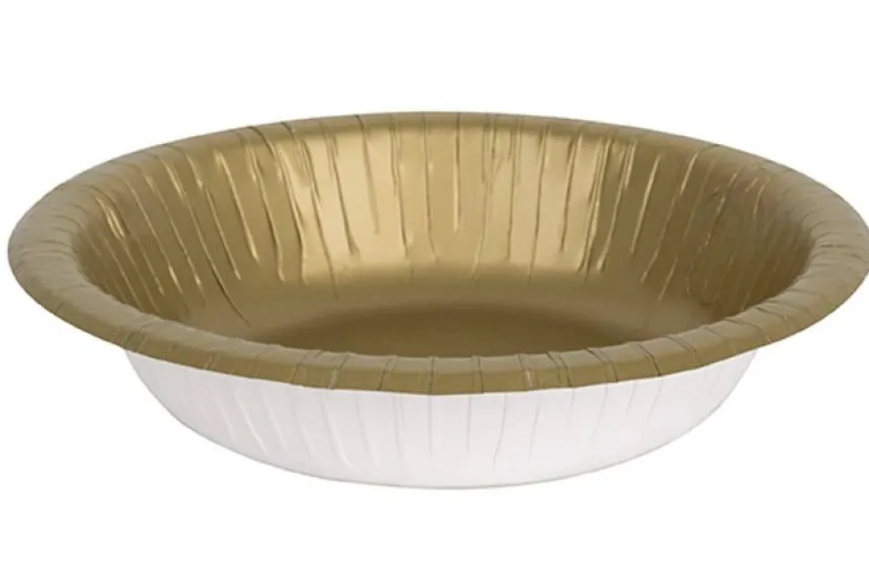 Gold Paper Bowls | 20ct