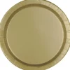 Gold Paper Plates 9" | 50ct