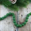 Green Pompom Garland 6ft | 1ct