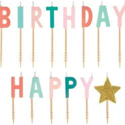 Happy Cake Day Pick Candle | 14pc