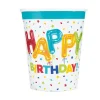 Happy Birthday Balloon Cup 9oz | 8ct