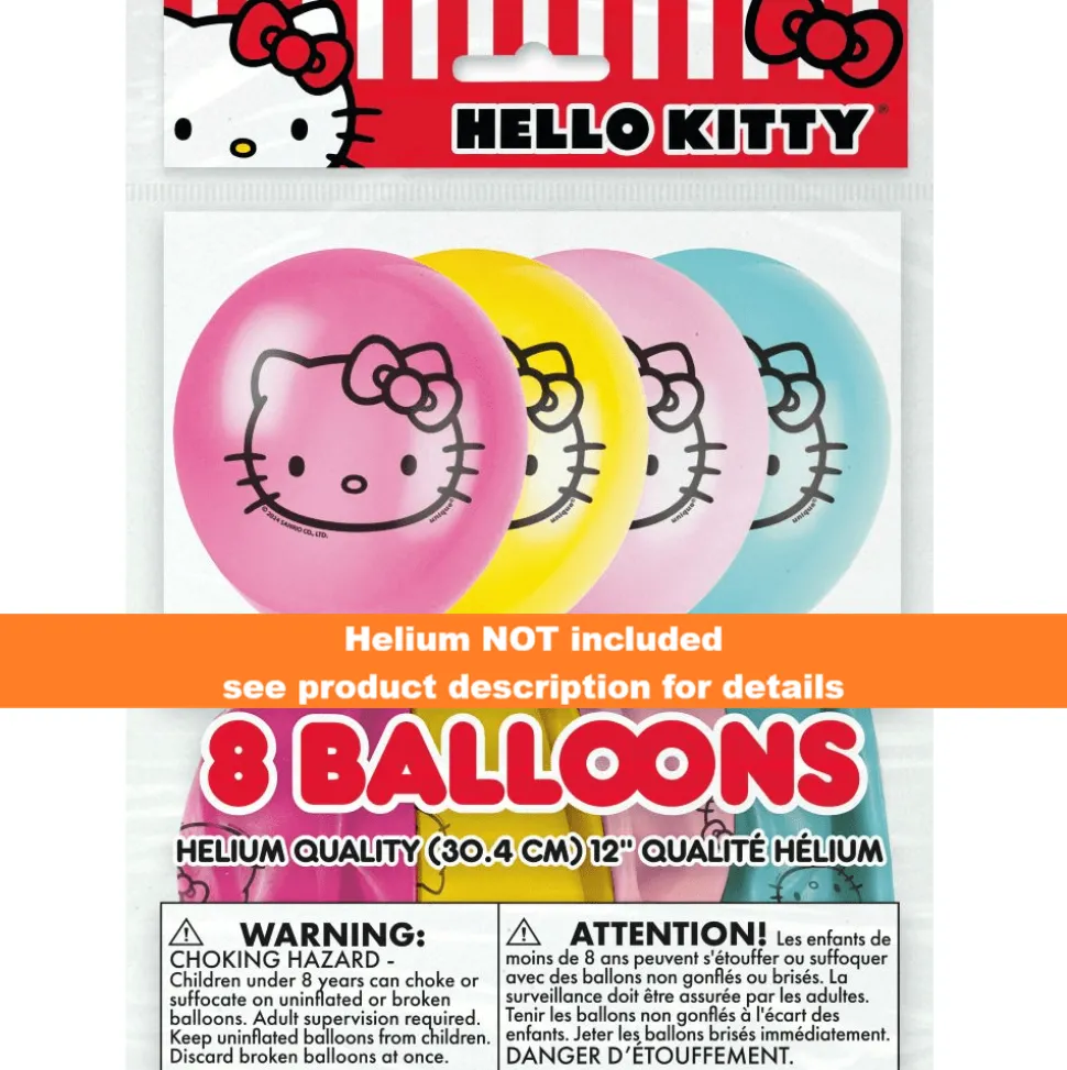 Hello Kitty Latex Balloons 12" | 8ct