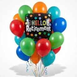 Hello Retirement Balloon Bouquet | 14pc