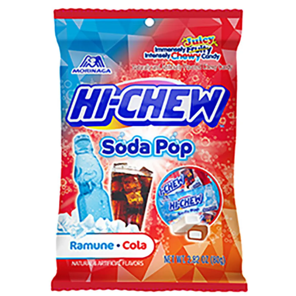 Hi-Chew Soda Pop Ramune Cola 2.82 oz Peg Bag | 1ct