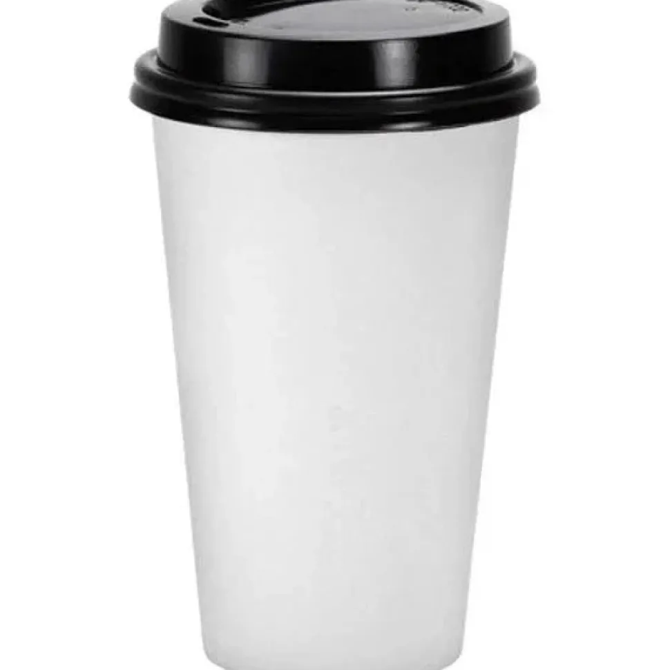 Hot and Cold Paper Cup with Lid 16 oz | 20 ct