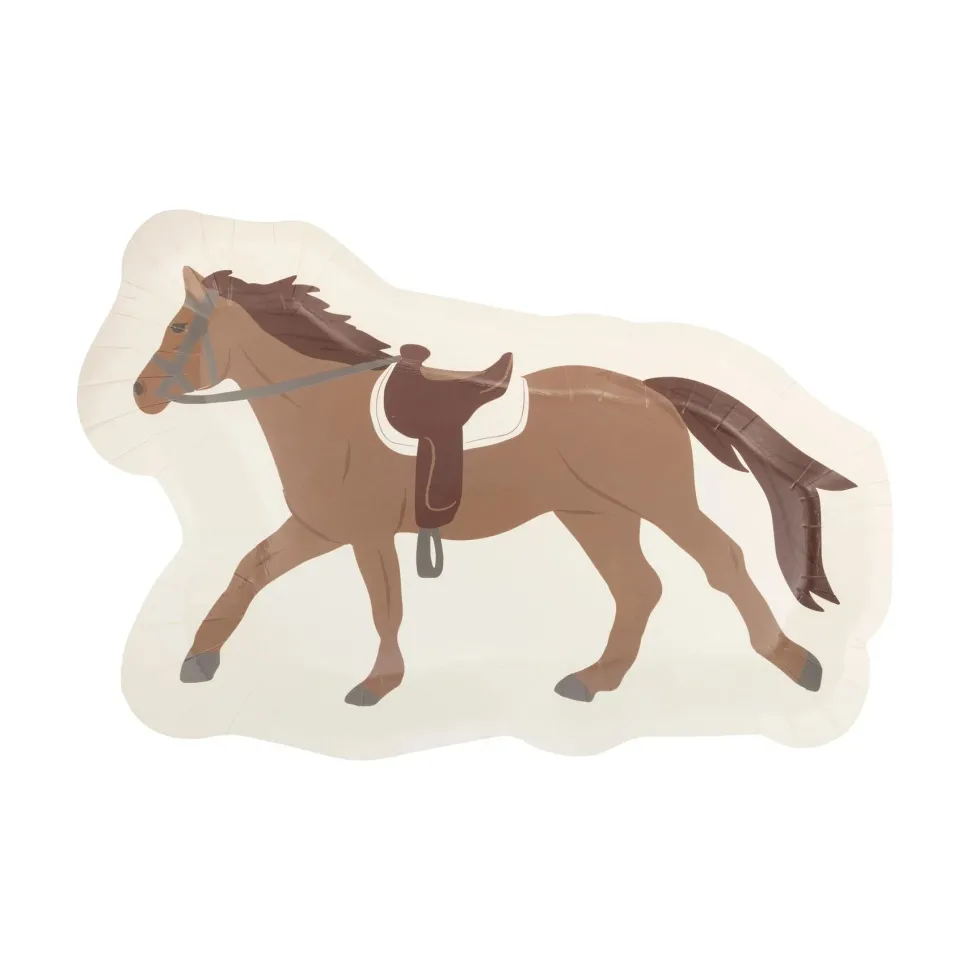 Howdy Horse Paper Plate 12" | 8 ct