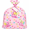 Jumbo Pink Dots Baby Shower Gift Bag | 1ct