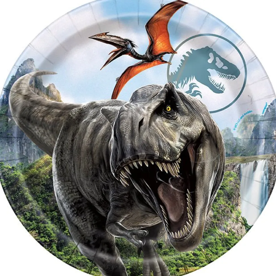 Jurassic World Rebirth Plate 9in | 8ct