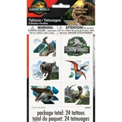 Jurassic World Rebirth Temporary Tattoos | 24ct
