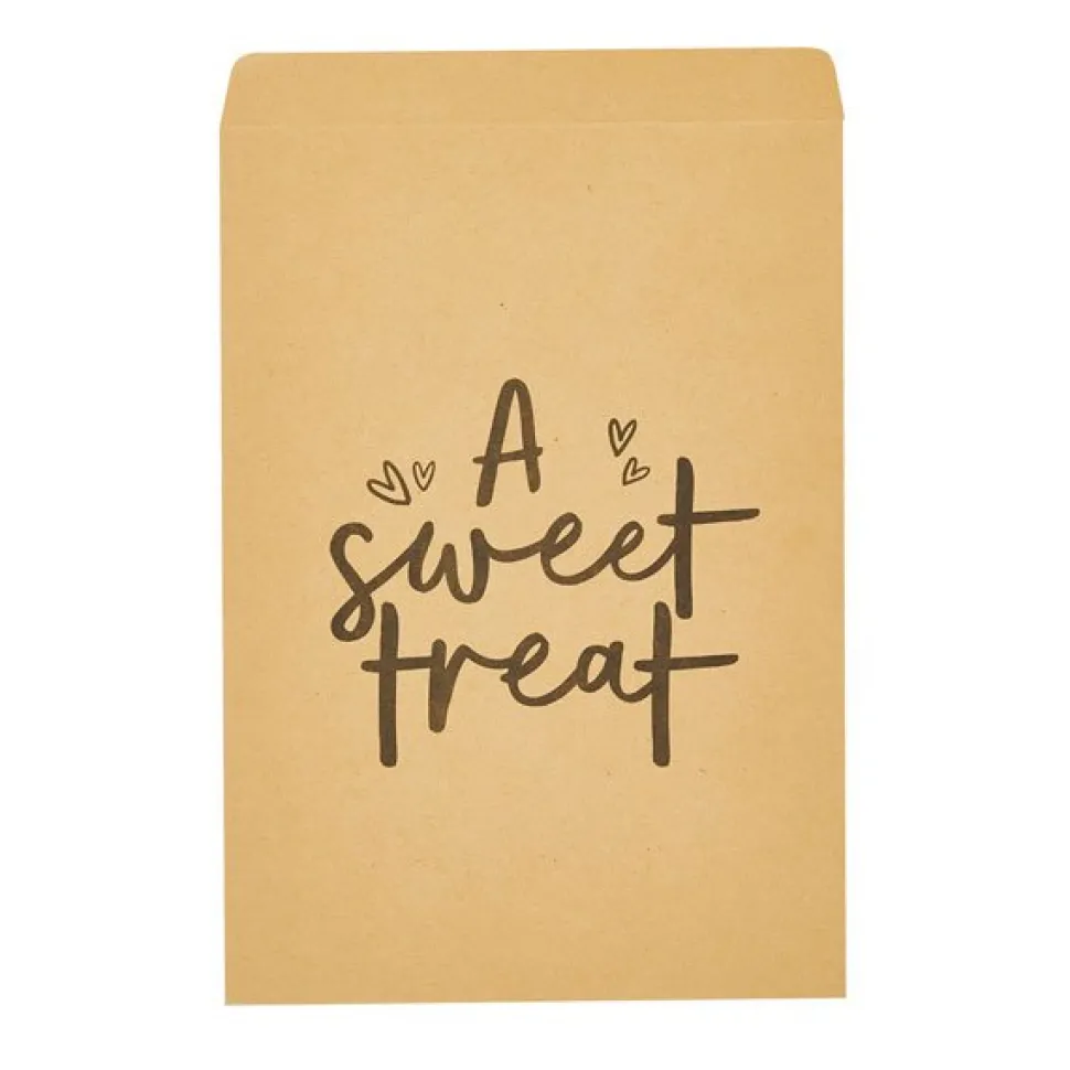 Kraft Brown A Sweet Treat Favor Bags | 20ct
