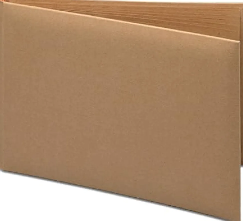 Kraft Brown Paper Guest Book in PVC Box | 1ct