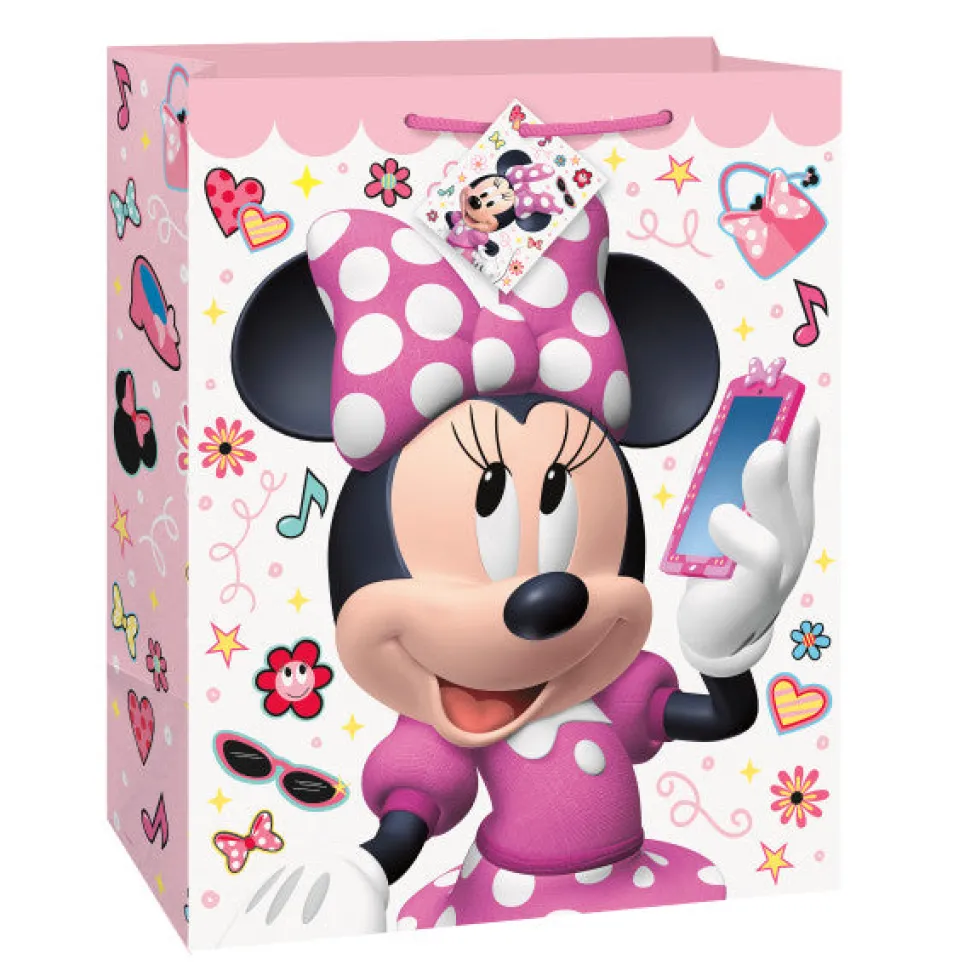 Large Gift Bag Minnie Mouse | 1ct