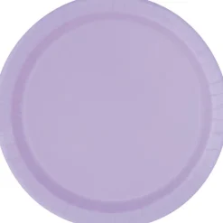 Lavender Paper Plates 7" | 50ct