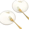 Lillian Rose Mr & Mrs Plate/Fork Set | 1 ct