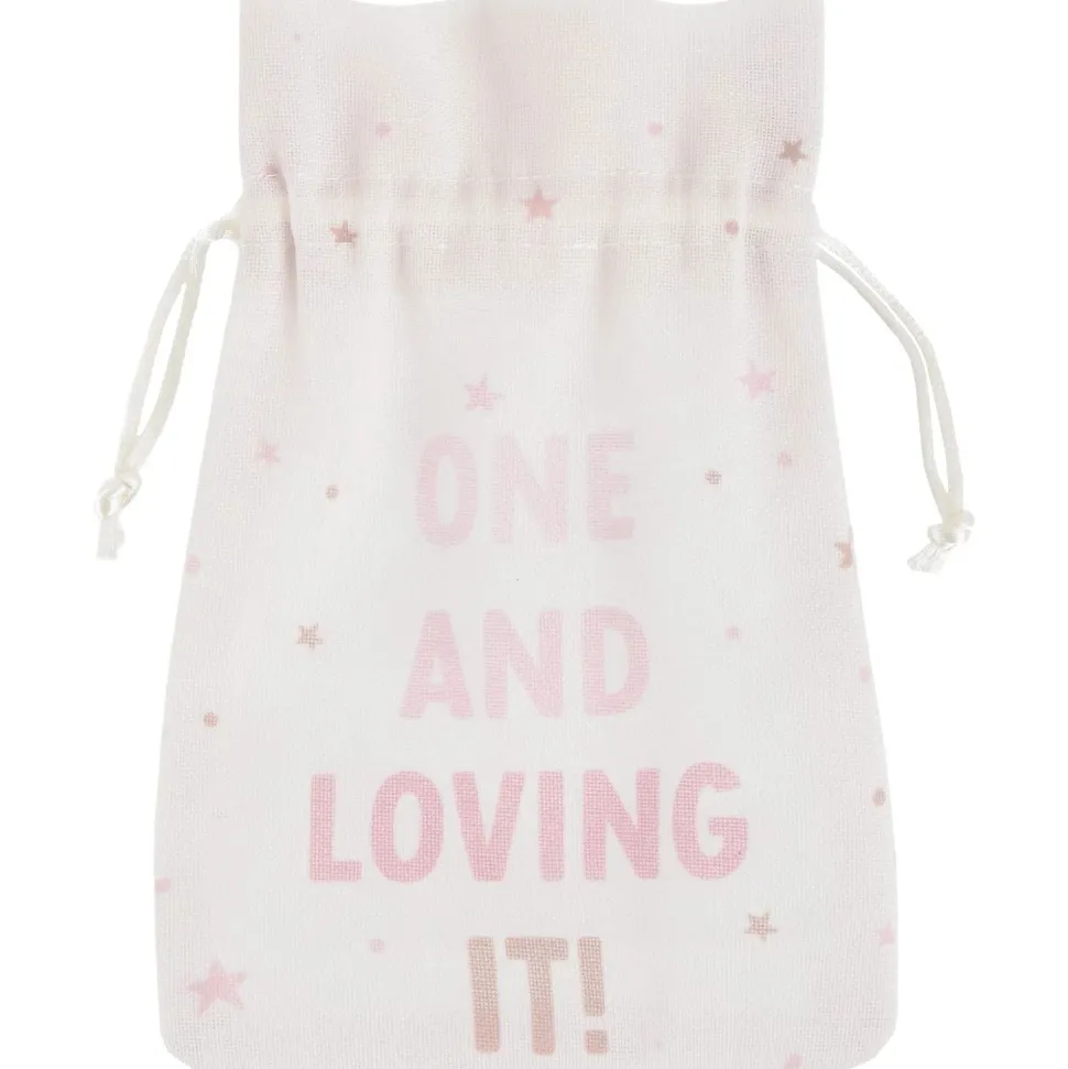 Little Miss One-derful First Birthday Party Favor Pouches, 7" x 5" | 8ct