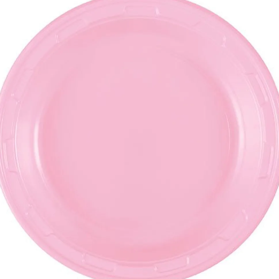 Lovely Pink Plastic Plate 7in | 50ct