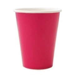 Magenta Paper Cups 9oz | 24ct