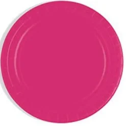 Magenta Paper Plates 7" | 24ct
