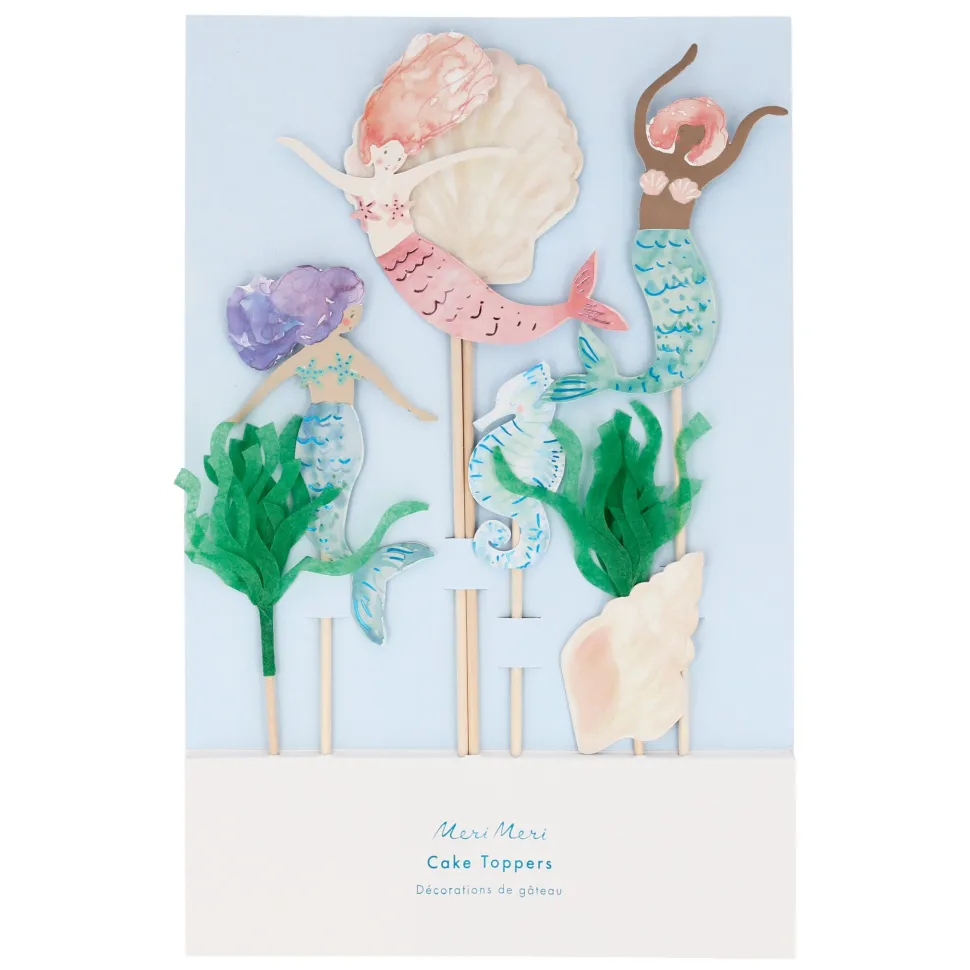 Mermaid Cake Toppers | 7ct