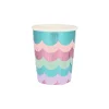 Mermaid Scalloped Fringe Cups | 8ct