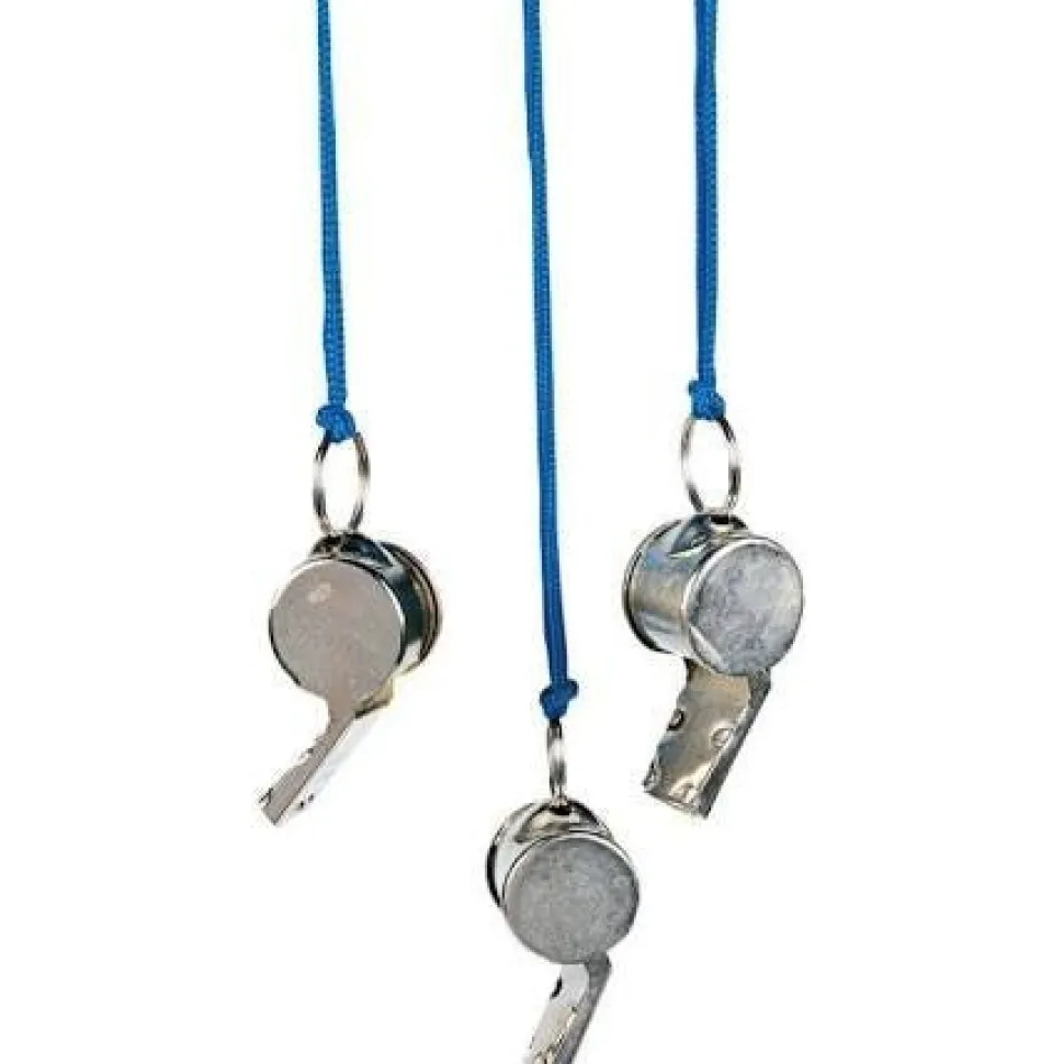 Metal Sports Whistles | 12ct