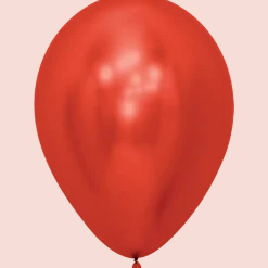 Metallic Red Latex Balloon w/ Helium & Hi-Float, 11" | 1 ct