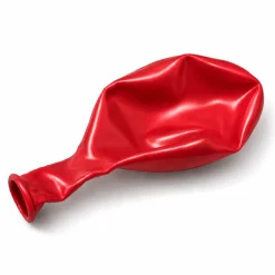 Metallic Red, 11" Latex Single Balloon | Does Not Include Helium