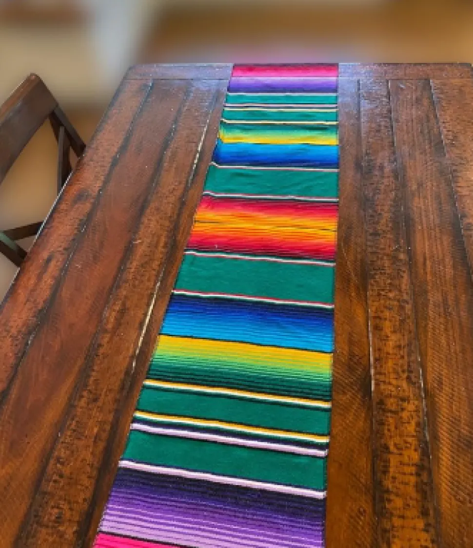 Mexican Serape Blanket Table Runner | 1ct
