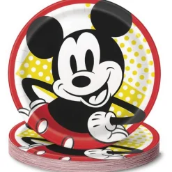 Mickey Mouse Paper Plates 9" | 8ct