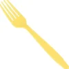 Mimosa Yellow Premium Plastic Forks | 24ct