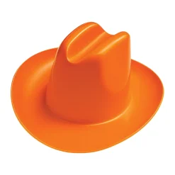 Miniature Plastic Cowboy Hats - Orange | 3ct