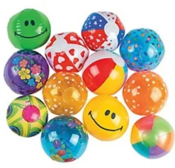 Mini Beach Ball Assortment | 25ct