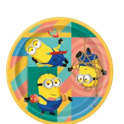 Minions Paper Plates 7" | 8ct