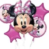 Minnie Mouse Balloon Bouquet | 5 pcs