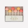 Mushroom Birthday Candles | 6ct