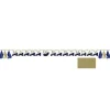 Navy & Gold Milestone Banner W/Stickers | 1ct