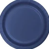 Navy Paper Plates 7" | 24ct