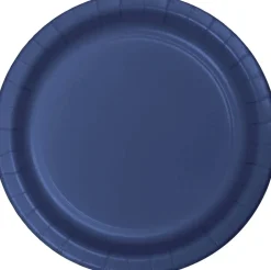 Navy Paper Plates 7" | 24ct