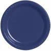 Navy Plastic Plates 7" | 20ct