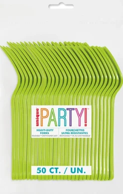 Neon Green Premium Forks | 50ct