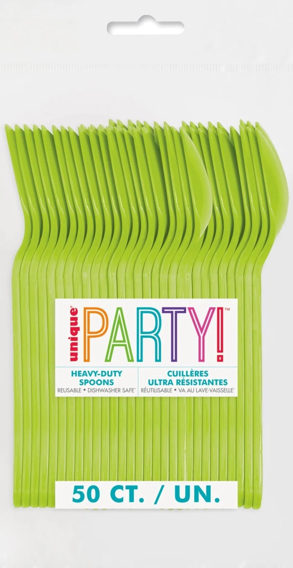 Neon Green Premium Spoons | 50ct