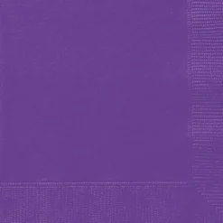 Neon Purple Beverage Napkins | 40ct