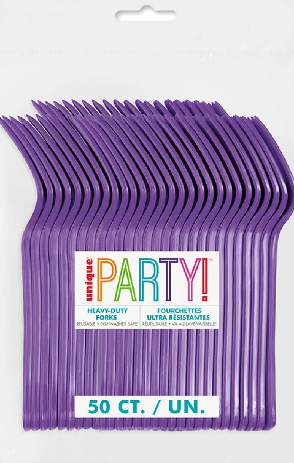Neon Purple Premium Forks | 50ct