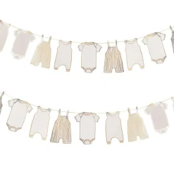 Neutral Baby Clothesline Banner Garland | 1ct