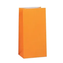 Orange Paper Bag | 12ct